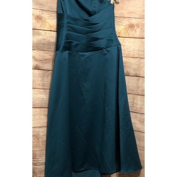 Alfred Angelo Dresses & Skirts - Alfred Angelo Womens Bridesmaid Dress Green Zipper Strapless 12